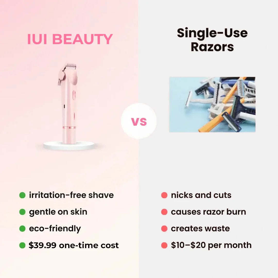 SilkEdge™ 2-in-1 Painless Bikini Hair Trimmer