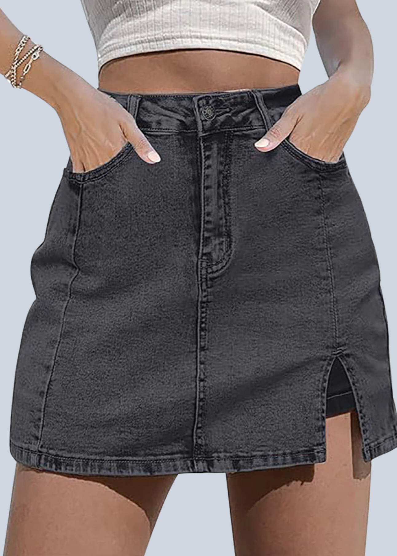 TrueCurve™ Denim Skort