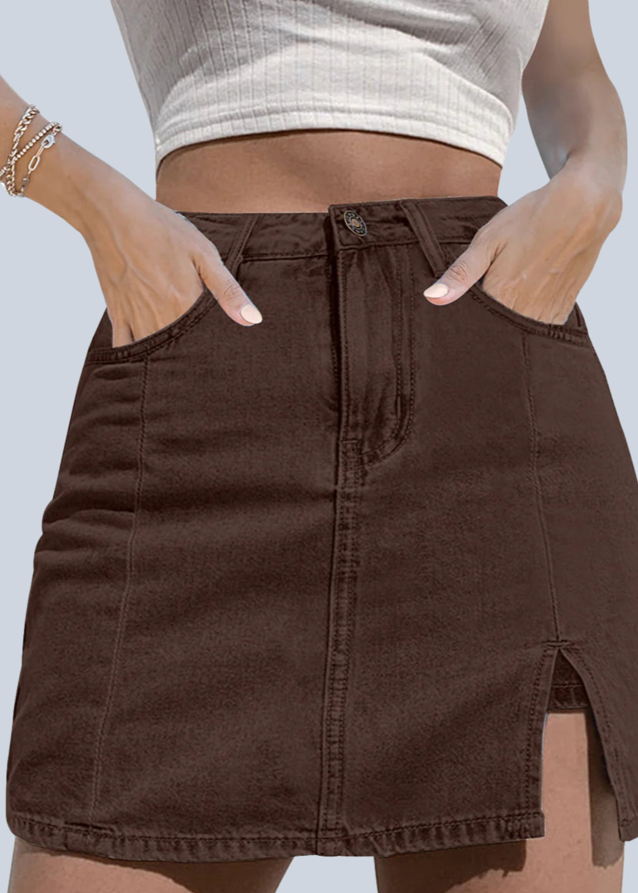 TrueCurve™ Denim Skort