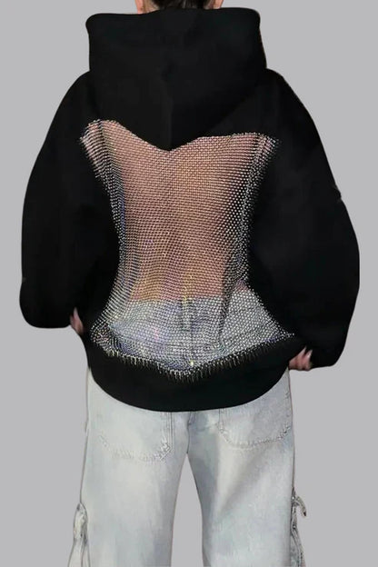 Serena Crystal Hoodie