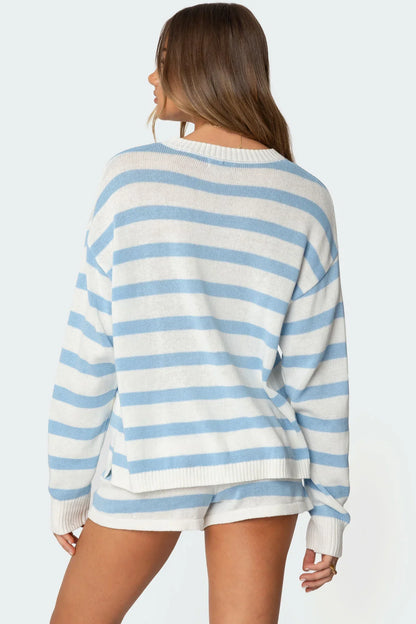 Olivia Knit Stripe Set