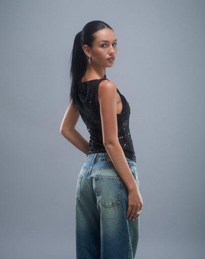 Velora Noir Top